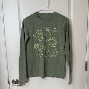 Crewcuts Green Long Sleeve Tee Graphic Design